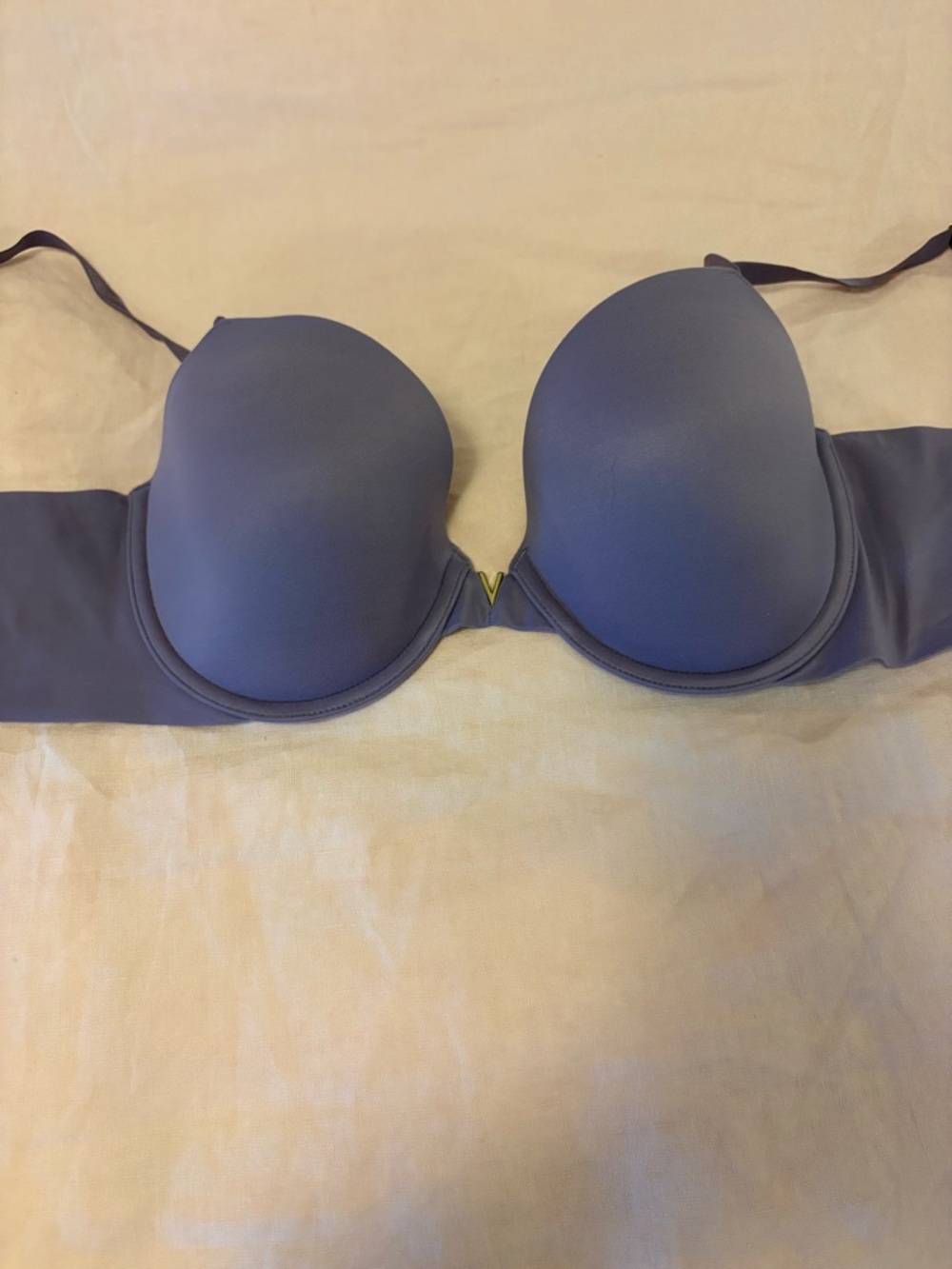 Victoria's Secret lined Demi Bra 38C in plum